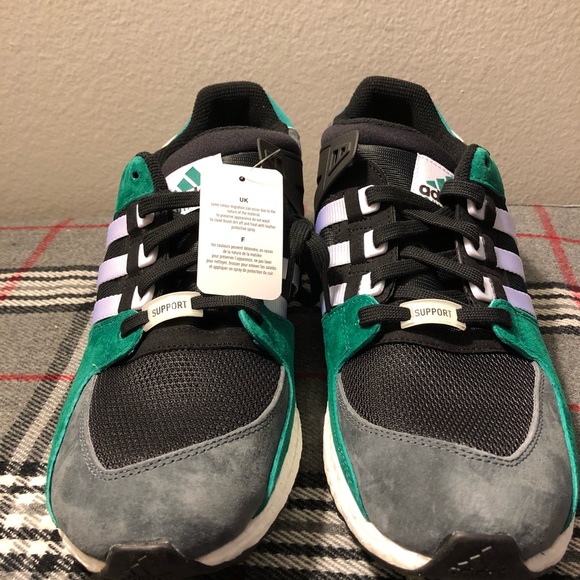 Adidas eqt support ultra boost green black sz13 - Picture 2 of 8
